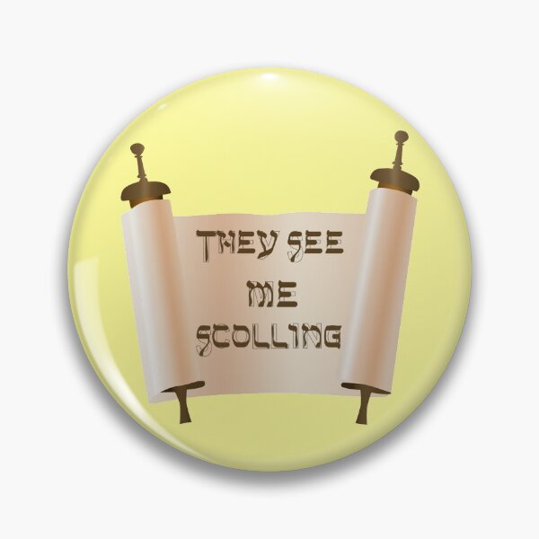 Item preview, They See Me Scrolling designed and sold by aribluestein.