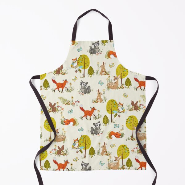 Item preview, Owl Fox Raccoon Rabbit Butterfly Woodland designed and sold by Mnightsa.