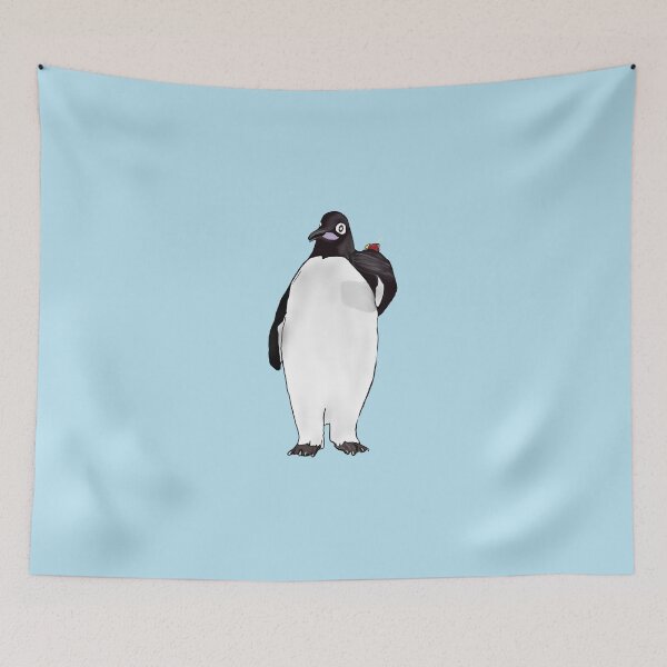 Item preview, Drinking Penguin - Billy Madison - Sorry to Interrupt  Sticker designed and sold by GeorginaSchro.