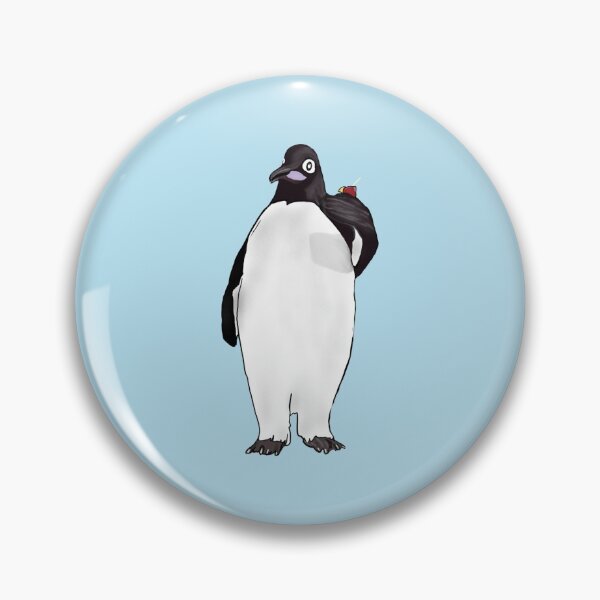 Artikelvorschau, Trinkender Pinguin - Billy Madison - Tut mir leid zu unterbrechen Sticker entworfen und verkauft von GeorginaSchro.