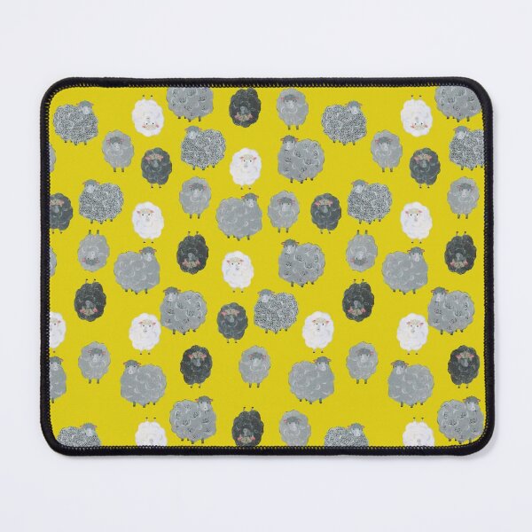 Item preview, Sheep On Lemon Green designed and sold by Mnightsa.