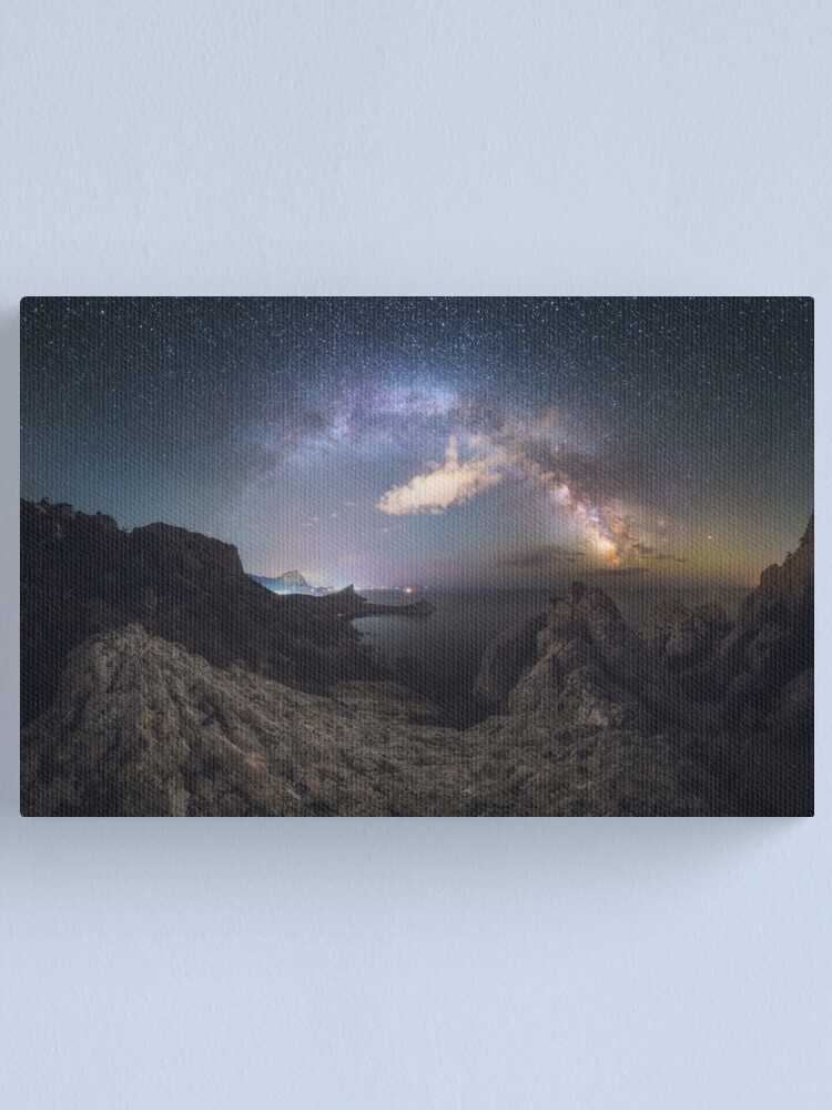 Alternate view of Heavenly Shark Canvas Print