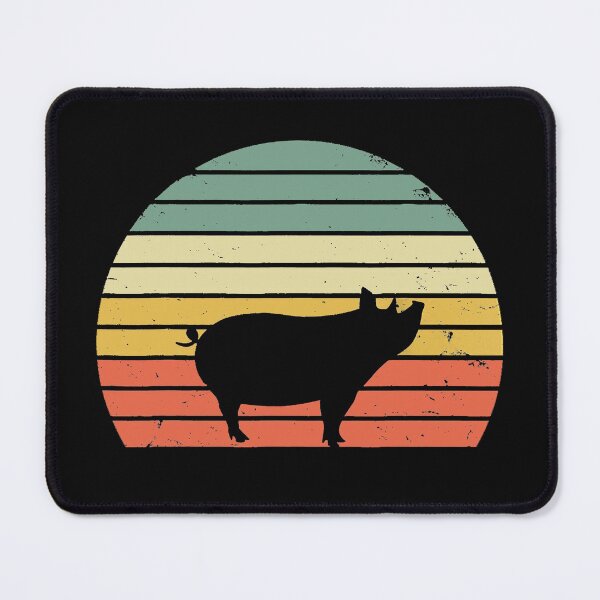 Item preview, Vintage Pig Retro Sunset- Pig Lover designed and sold by danieljames11.