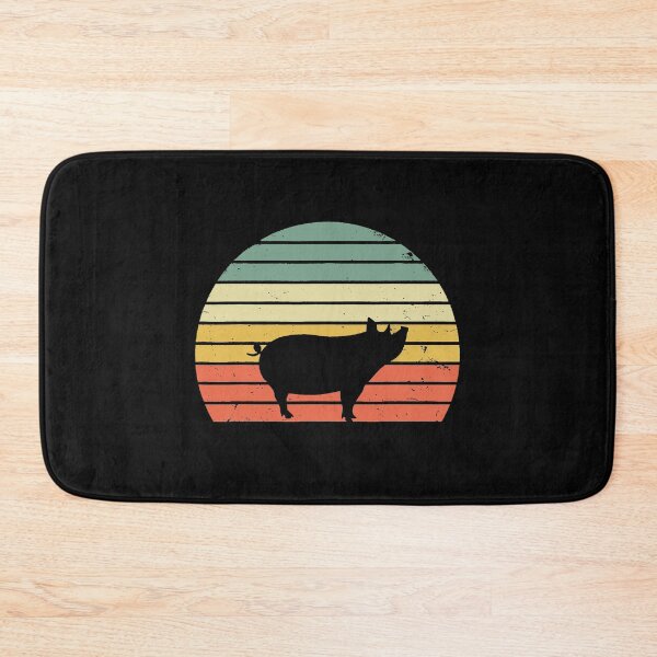Item preview, Vintage Pig Retro Sunset- Pig Lover designed and sold by danieljames11.