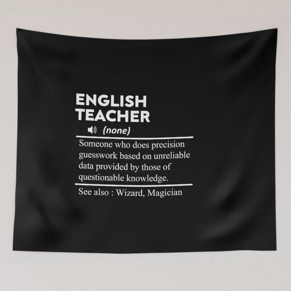 Artikelvorschau, Englischlehrer lustige Definition entworfen und verkauft von Alaa EROUIBI.