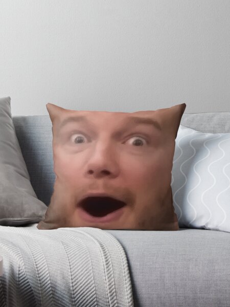 Chris Pratt Face Throw Pillow Pillow for Sale by Shappie112 Redbubble