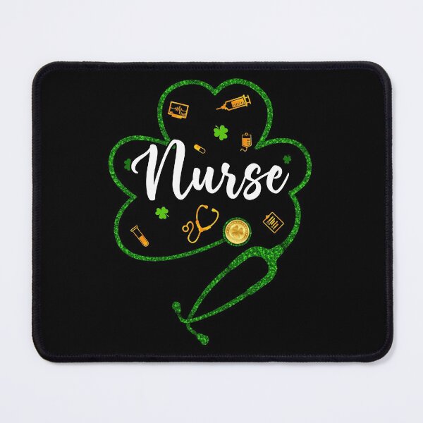 Item preview, Best Shamrock Irish Nurse St Patricks Day Scrub Life Nursing Nursery designed and sold by adsmod.