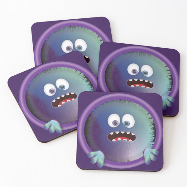 Item preview, Purple Monster Escaping designed and sold by ZennicDesigns.