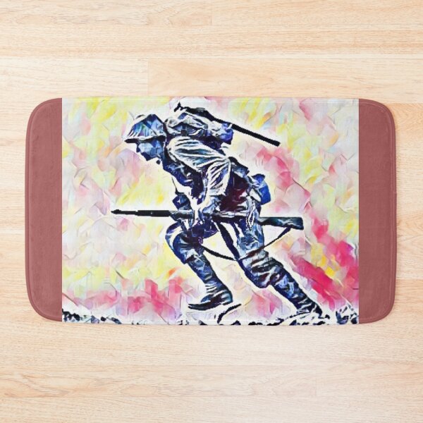 Item preview, A Heroic WW2 Marine Under Fire rendered in stunning gouache.  designed and sold by CristalleLisa.