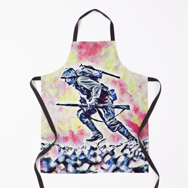 Item preview, A Heroic WW2 Marine Under Fire rendered in stunning gouache. designed and sold by CristalleLisa.