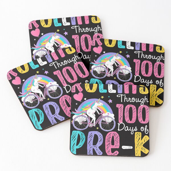 Item preview, Rolling Through 100th Day Of Pre-K Unicorn Kids Girls designed and sold by JodyBoling.