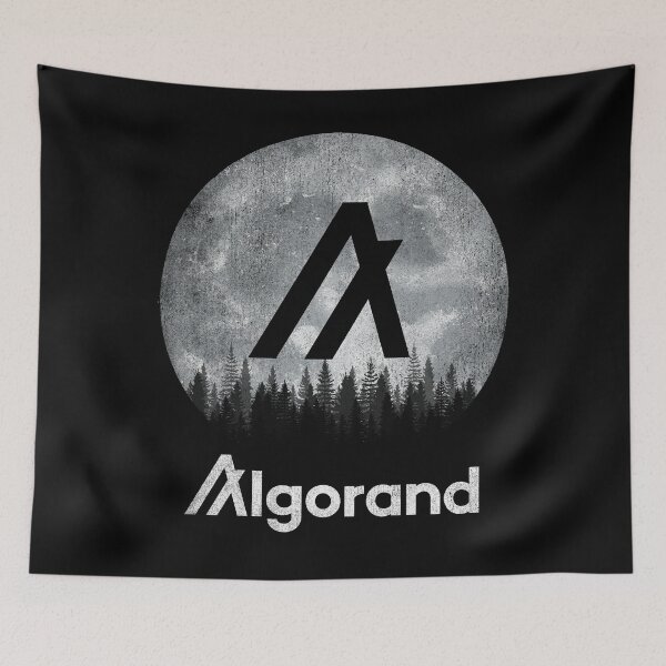 Item preview, Vintage Algorand ALGO Coin To The Moon Crypto Token Cryptocurrency Blockchain Wallet HODL designed and sold by AdamRoberts90.