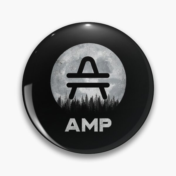 Item preview, Vintage AMP Coin To The Moon Crypto Token Cryptocurrency Blockchain Wallet HODL designed and sold by AdamRoberts90.