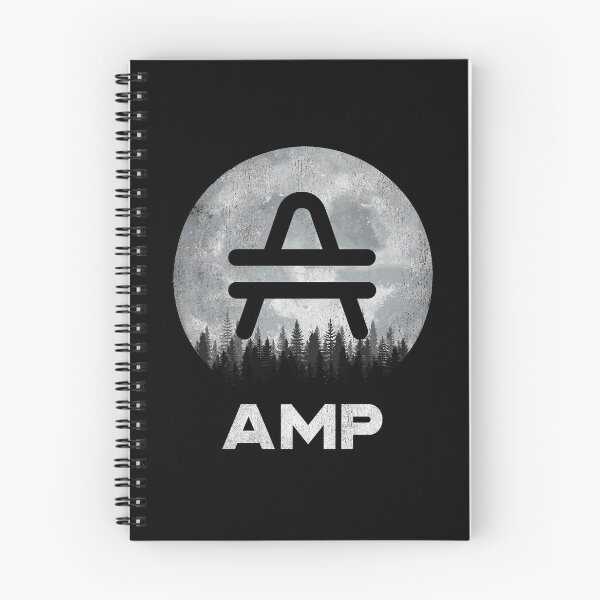 Item preview, Vintage AMP Coin To The Moon Crypto Token Cryptocurrency Blockchain Wallet HODL designed and sold by AdamRoberts90.
