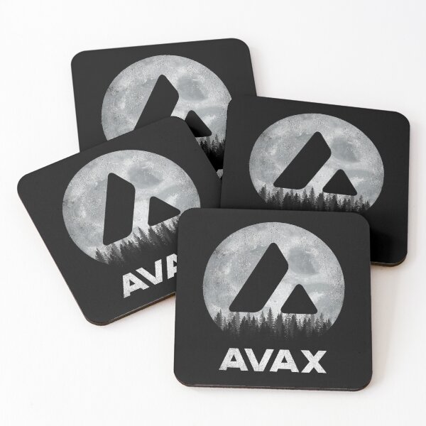 Item preview, Vintage Valentine Avalanche AVAX Coin To The Moon Crypto Token Cryptocurrency Blockchain Wallet HODL designed and sold by AdamRoberts90.
