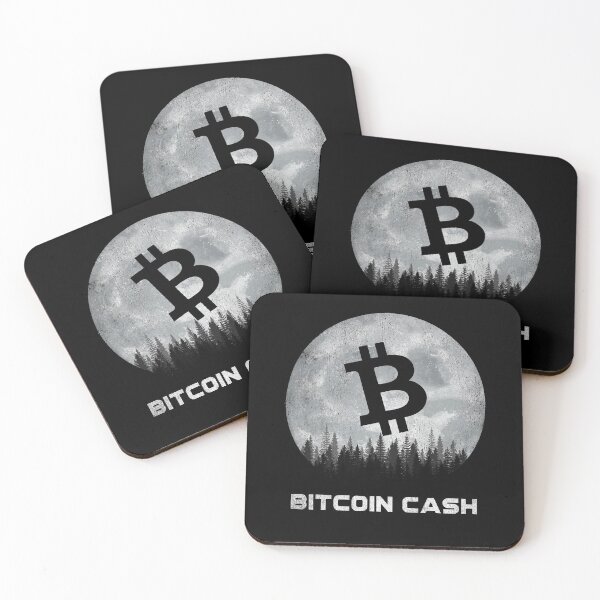 Item preview, VIntage BitCoin Cash BCH Coin To The Moon Crypto Token Cryptocurrency Blockchain Wallet HODL designed and sold by AdamRoberts90.