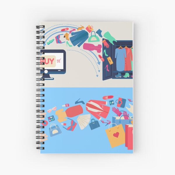 Item preview, Online Shopping Concept in Flat Design designed and sold by ivector.