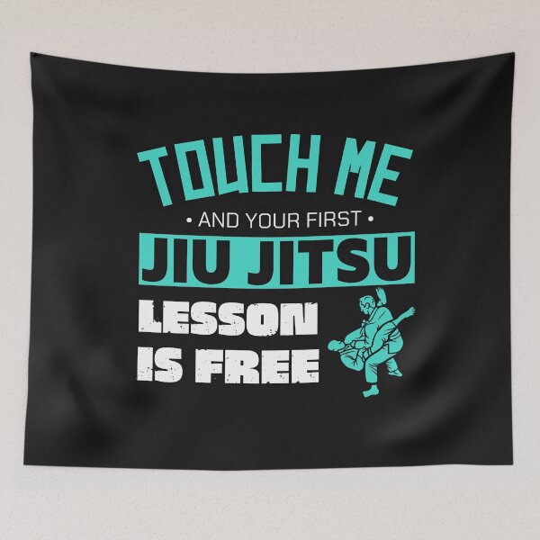 Item preview, Touch Me First Jiu Jitsu Lesson is Free Shirt designed and sold by PuPPuB.