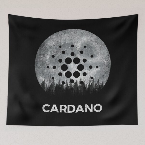 Item preview, Vintage Cardano ADA Coin To The Moon Crypto Token Cryptocurrency Blockchain Wallet HODL designed and sold by AdamRoberts90.