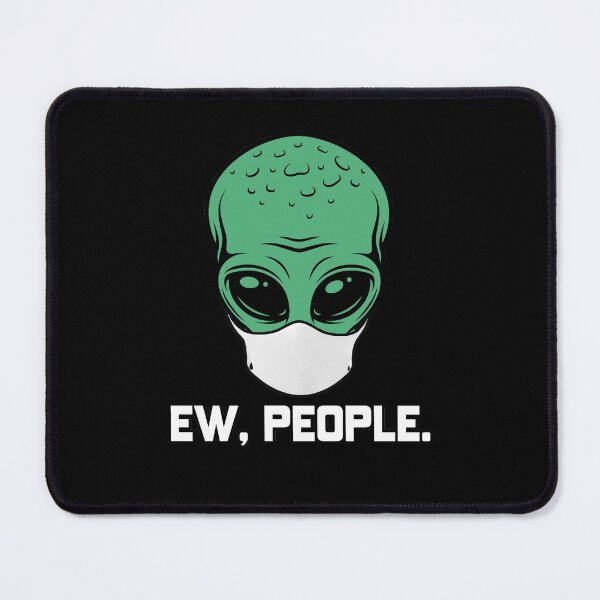 Item preview, Alien Head With Face Mask I Ew Poeple Aliens UFO Roswell designed and sold by Amazing Designs.