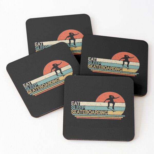 Item preview, Retro vintage Eat sleep Skateboarding designed and sold by SweetPea49.