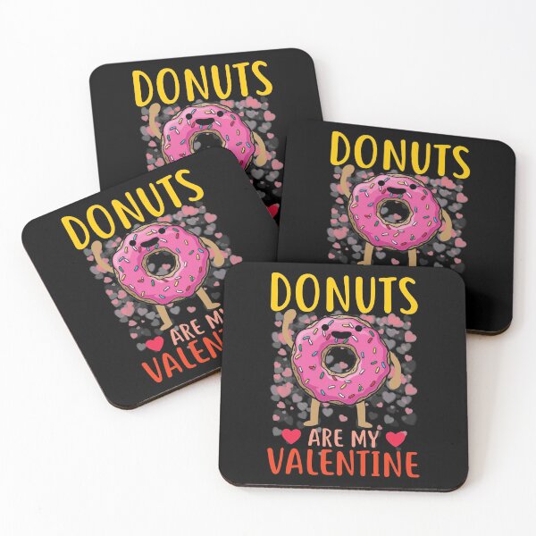 Item preview, Donuts Are My Valentine Funny Quote Present For Single Men And Women Donuts Lovers designed and sold by mteehut.