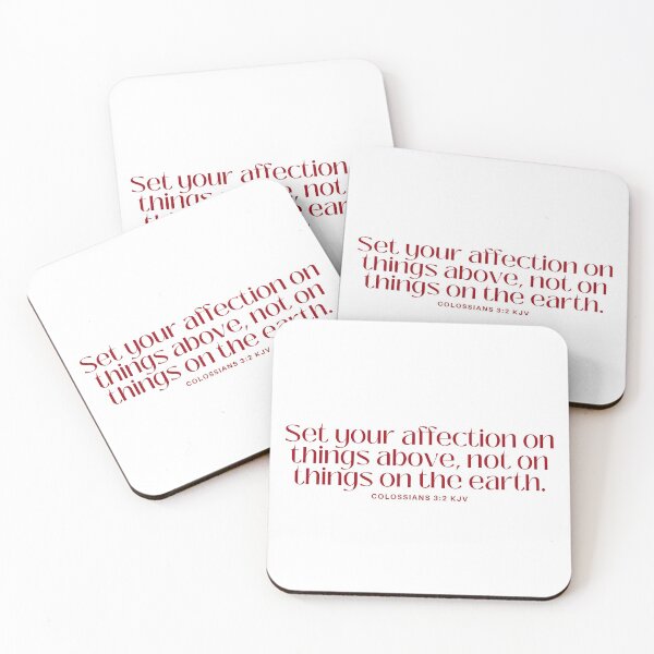 Item preview, Set your affection on things above, not on things on the earth - Shortest Bible Verses designed and sold by rajasekhark.