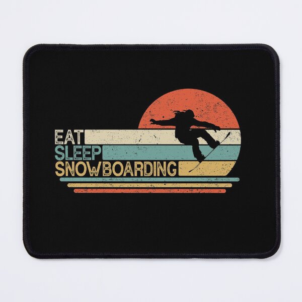 Item preview, Retro vintage Eat sleep Snowboarding designed and sold by SweetPea49.
