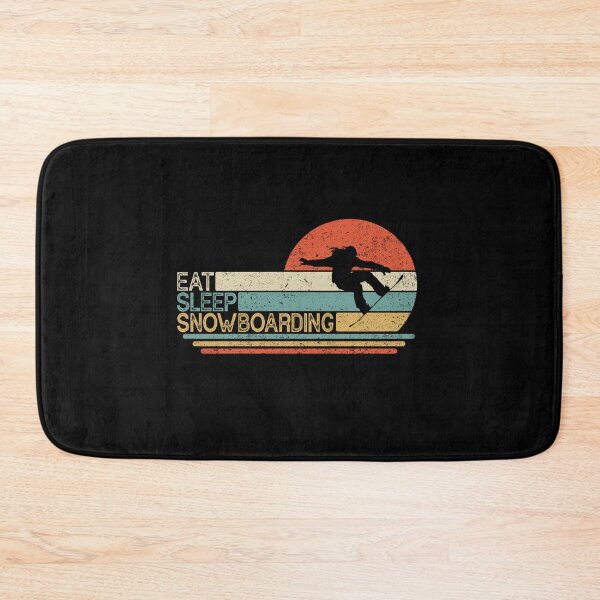 Item preview, Retro vintage Eat sleep Snowboarding designed and sold by SweetPea49.