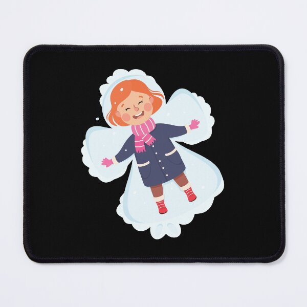 Item preview, Happy Cute Girl Making Snow Angel  designed and sold by The-Muse.