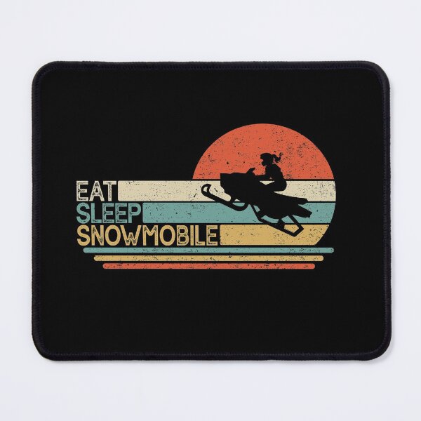 Item preview, Retro vintage Eat sleep Snowmobile designed and sold by SweetPea49.