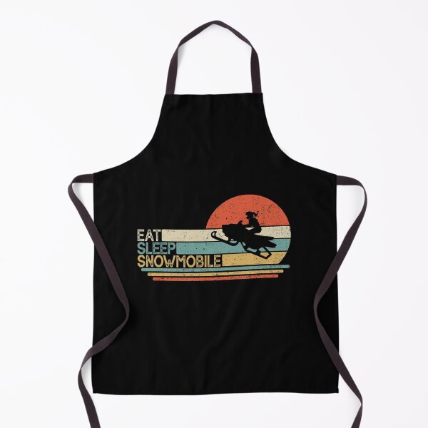 Item preview, Retro vintage Eat sleep Snowmobile designed and sold by SweetPea49.