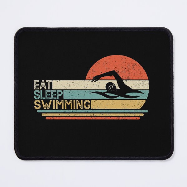 Item preview, Retro vintage Eat sleep Swimming designed and sold by SweetPea49.