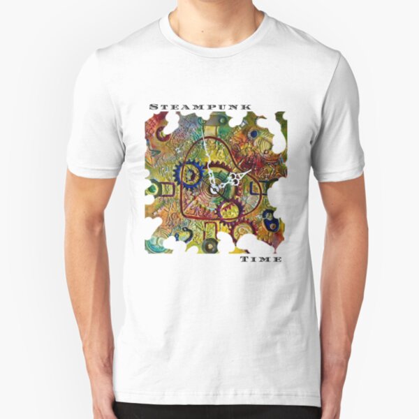 STEAMPUNK LOVE - STEAMPUNK TIME Slim Fit T-Shirt