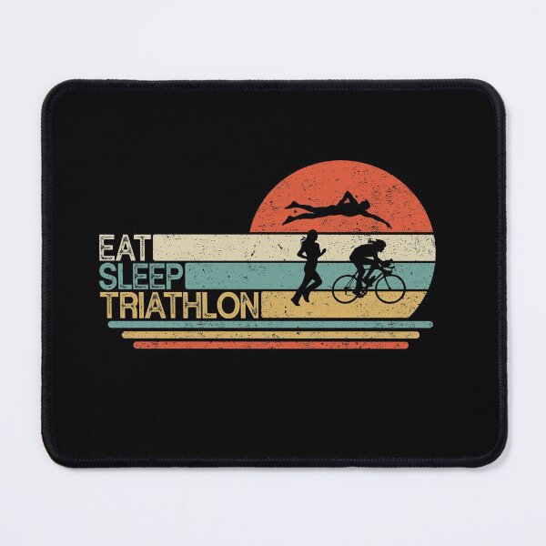 Item preview, Retro vintage Eat sleep Triathlon designed and sold by SweetPea49.