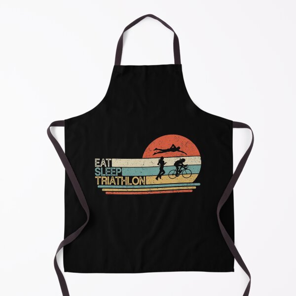 Item preview, Retro vintage Eat sleep Triathlon designed and sold by SweetPea49.