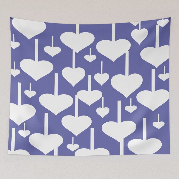 Item preview, Hanging Hearts  Pattern 01 Throw Pillow designed and sold by blueocan.