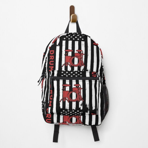 Item preview, Drum American Flag Retro designed and sold by SweetTea4U.