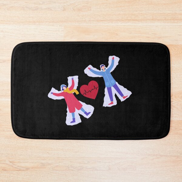 Item preview, Happy Couple Making Snow Angel designed and sold by The-Muse.