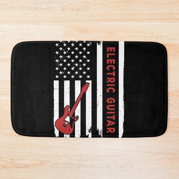 Item preview, Electric Guitar American Flag Retro designed and sold by SweetTea4U.
