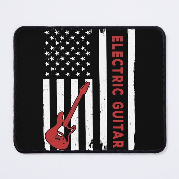 Item preview, Electric Guitar American Flag Retro designed and sold by SweetTea4U.