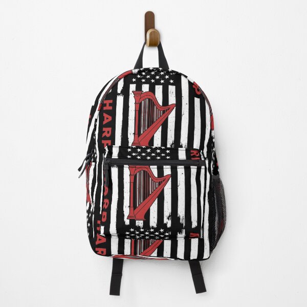 Item preview, Harp American Flag Retro designed and sold by SweetTea4U.