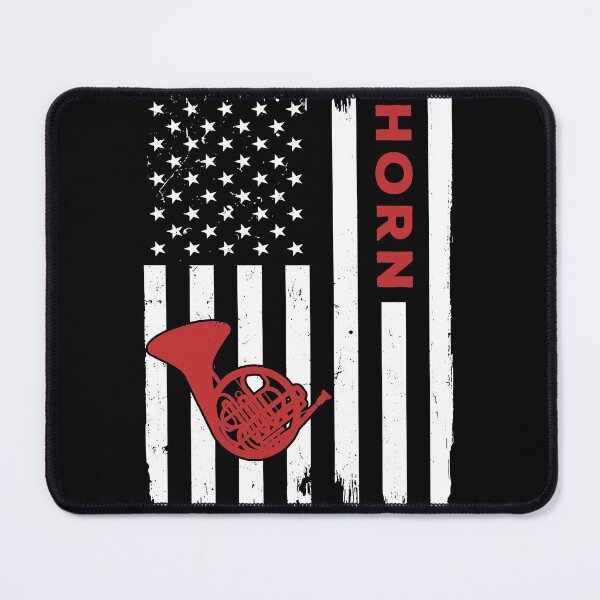 Item preview, Horn  American Flag Retro designed and sold by SweetTea4U.