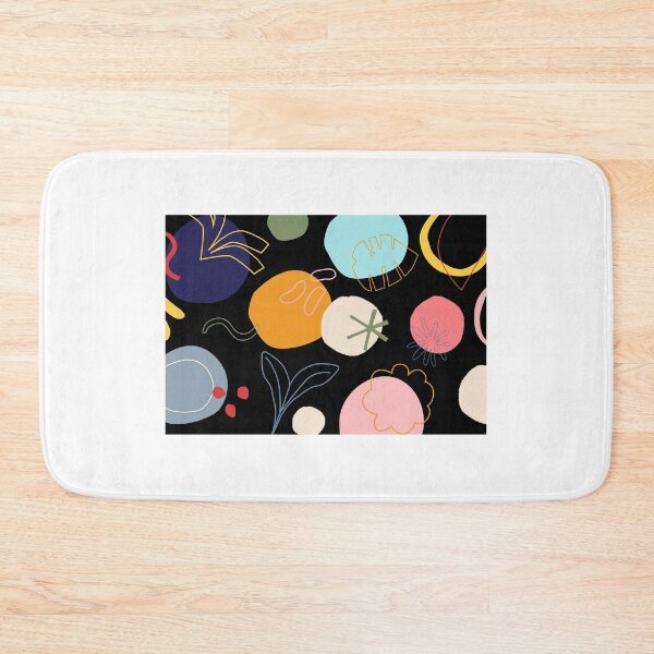 Item preview, Colorful Thoughts with Black background designed and sold by Colorful-Inspo.