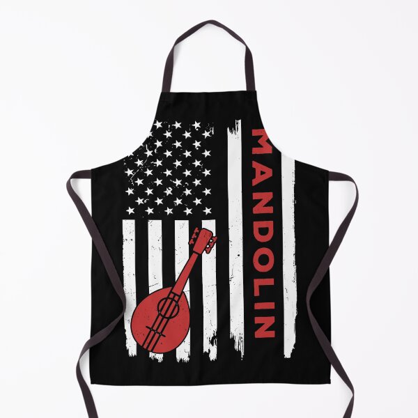 Item preview, Mandolin American Flag Retro designed and sold by SweetTea4U.