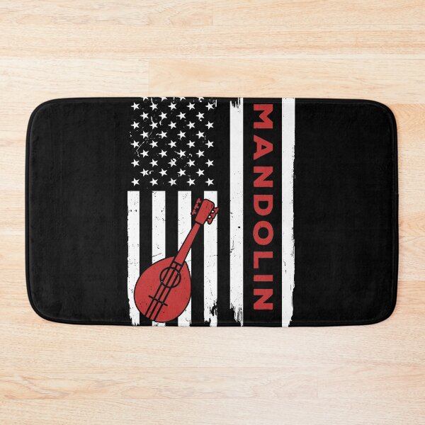 Item preview, Mandolin American Flag Retro designed and sold by SweetTea4U.