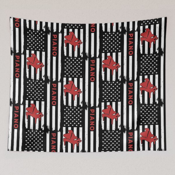 Item preview, Piano  American Flag Retro designed and sold by SweetTea4U.