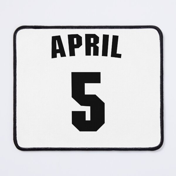 Item preview, Date of birth 5 April birthday gift sport design designed and sold by Panya-Design.