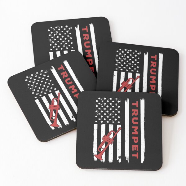 Item preview, Trumpet American Flag Retro designed and sold by SweetTea4U.