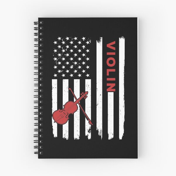 Item preview, Violin American Flag Retro designed and sold by SweetTea4U.